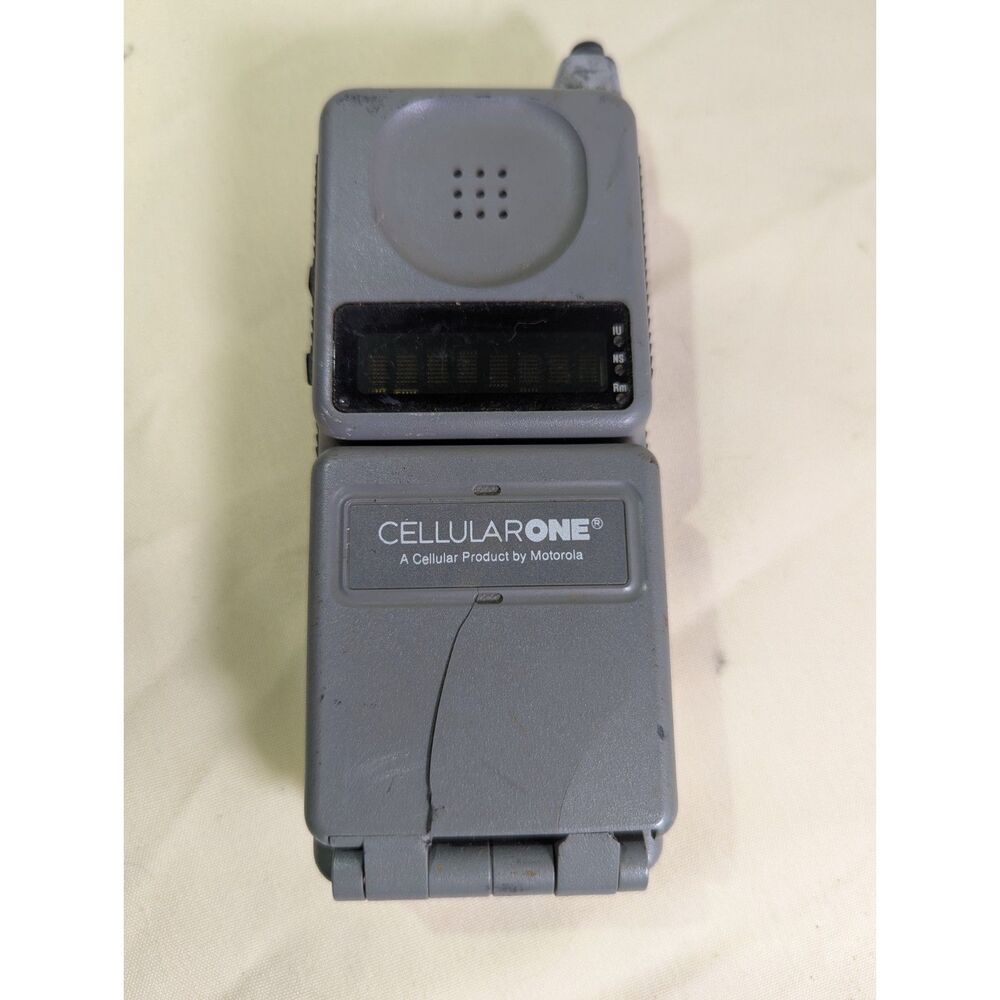 Vintage Motorola Digital Personal Communicator Flip Phone 90s Brick Cell